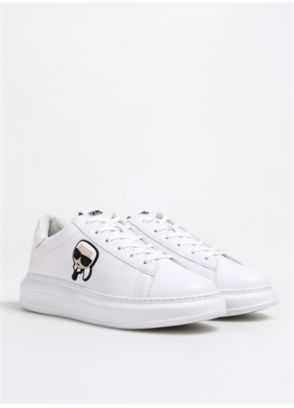 KARL LAGERFELD Beyaz Erkek Deri Sneaker KL52530_1