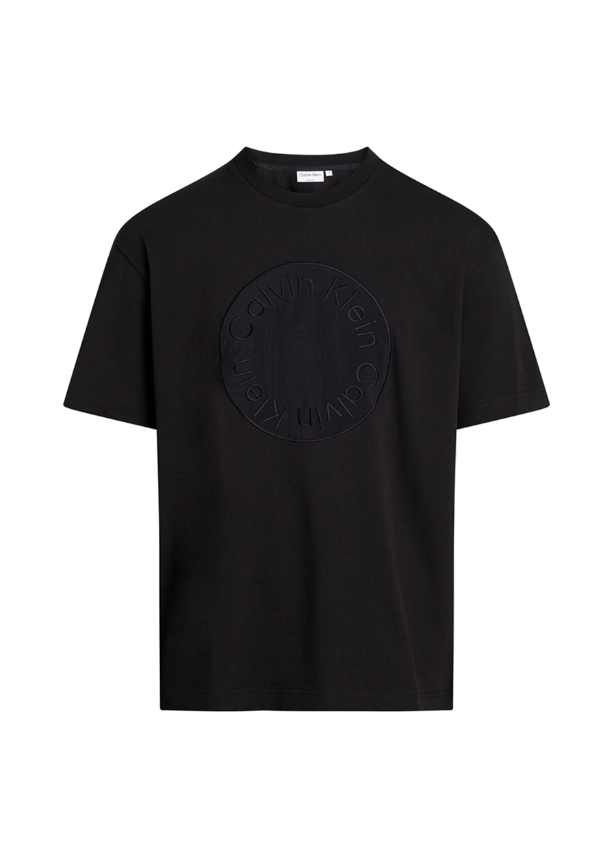 Calvin Klein Bisiklet Yaka Siyah Erkek T-Shirt K10K111840BEH
