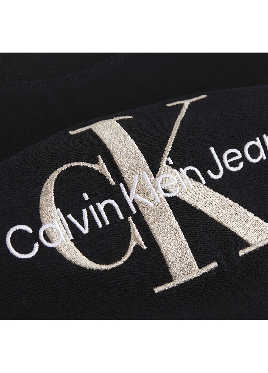 Calvin Klein Jeans Bisiklet Yaka Siyah Kadın T-Shirt J20J222022BEH_1