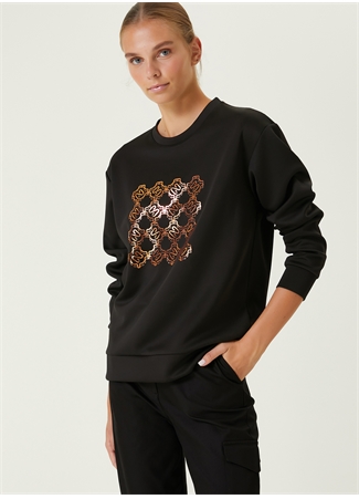 Network Siyah Kadın Sweatshirt 1089524_1