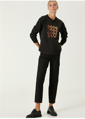 Network Siyah Kadın Sweatshirt 1089524_2