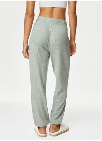 Marks & Spencer Mint Kadın Regular Fit Waffle Pijama Altı 1640P_3