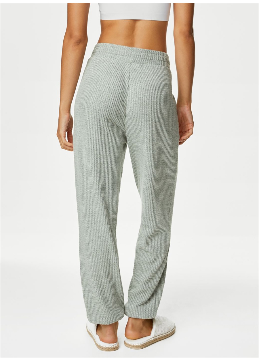 Marks & Spencer Mint Kadın Regular Fit Waffle Pijama Altı 1640P_3