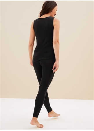 Marks & Spencer Siyah Kadın 2'Li Heatgen Legging Termal Tayt 7202_1