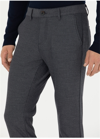 Pierre Cardin Normal Bel Normal Paça Slim Fit Lacivert Erkek Pantolon MAYON_5