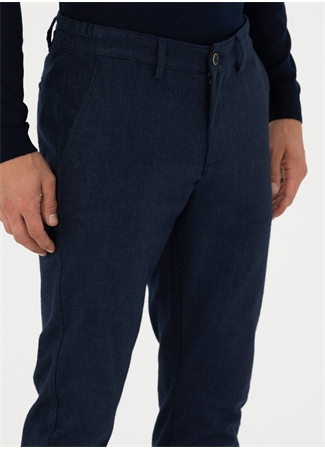 Pierre Cardin Normal Bel Normal Paça Slim Fit Lacivert Erkek Pantolon MARVINA_3