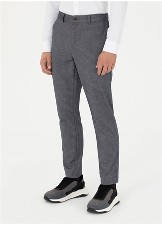 Pierre Cardin Normal Bel Normal Paça Slim Fit Açık Lacivert Erkek Pantolon NEVADA_1