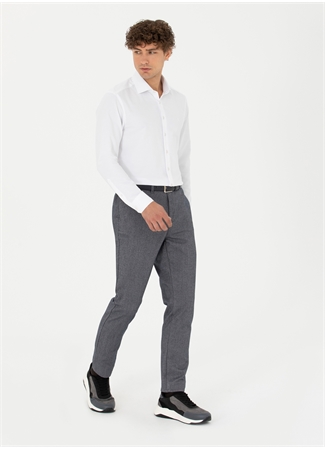 Pierre Cardin Normal Bel Normal Paça Slim Fit Açık Lacivert Erkek Pantolon NEVADA_2