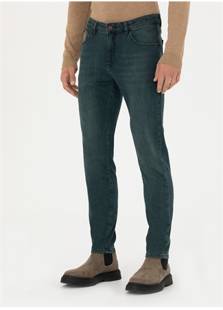 Pierre Cardin Normal Bel Normal Paça Slim Fit Mavi Erkek Denim Pantolon TINOS_1