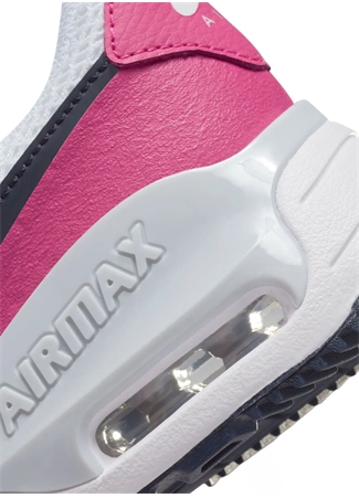 Nike Çocuk Beyaz - Pembe Yürüyüş Ayakkabısı DQ0284-110 AIR MAX SYSTM GS_5