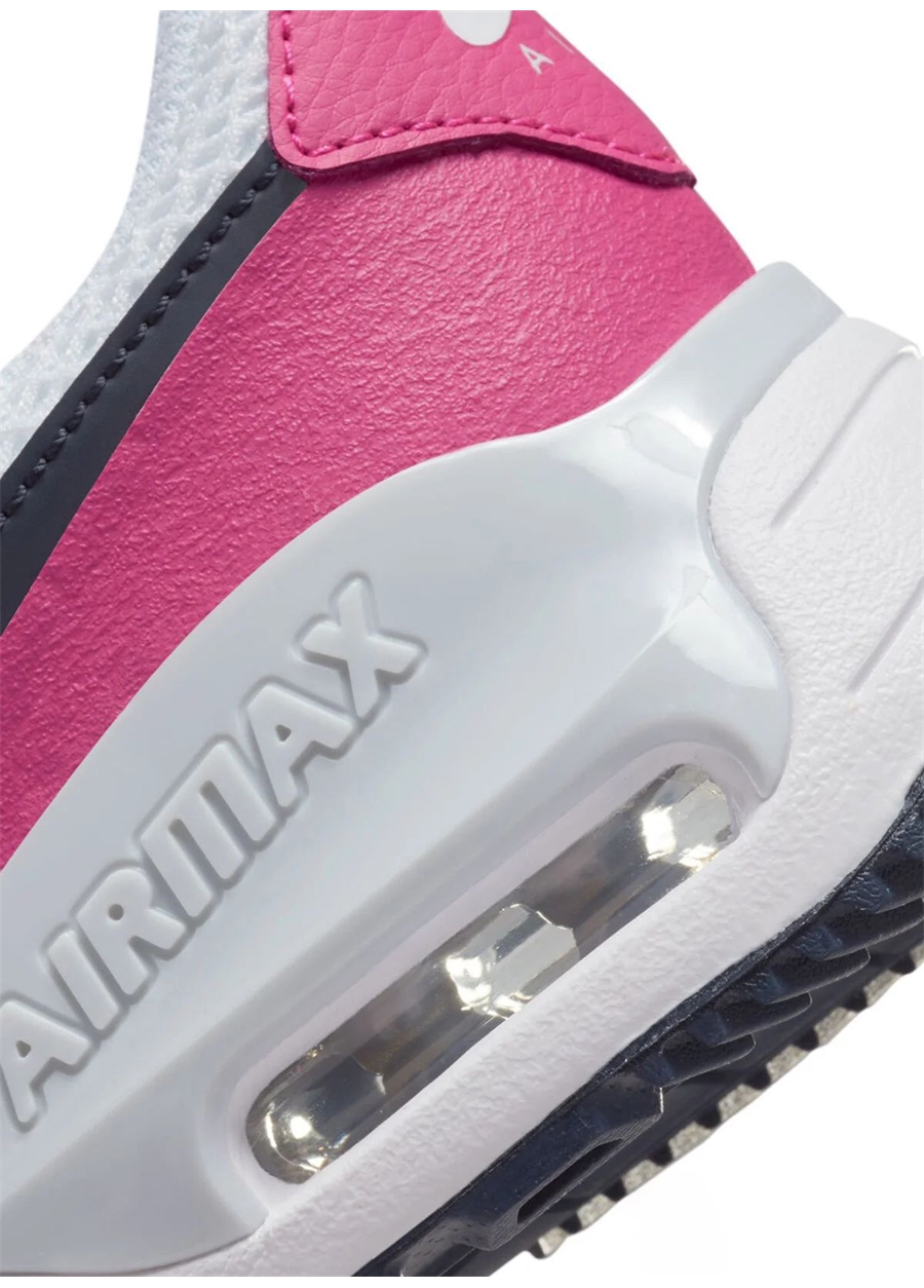 Nike Çocuk Beyaz - Pembe Yürüyüş Ayakkabısı DQ0284-110 AIR MAX SYSTM GS_5