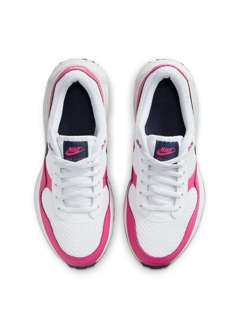 Nike Çocuk Beyaz - Pembe Yürüyüş Ayakkabısı DQ0284-110 AIR MAX SYSTM GS_6