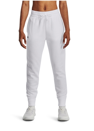 Under Armour Beyaz Kadın Eşofman Altı 1379438-100 UA Rival Fleece Jogger