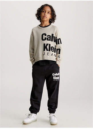 Calvin Klein Siyah Erkek Çocuk Eşofman Altı IB0IB01816BEH_3