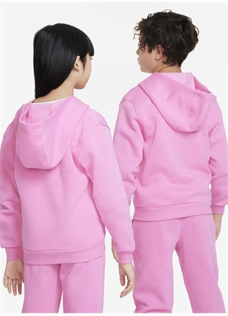 Nike Çocuk Pembe Kapüşonlu Sweatshirt FD3004-675 K NSW CLUB FLC HD FZ_1