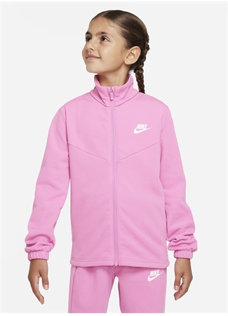 Nike Düz Pembe Kız Çocuk Eşofman Takımı FD3067-675 K NSW TRACKSUIT POLY FZ_2