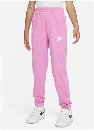 Nike Düz Pembe Kız Çocuk Eşofman Takımı FD3067-675 K NSW TRACKSUIT POLY FZ_6