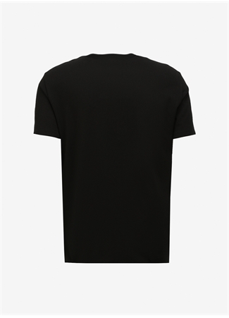 Armani Exchange Bisiklet Yaka Baskılı Siyah Erkek T-Shirt 8NZTCD 1200 BLACK_1