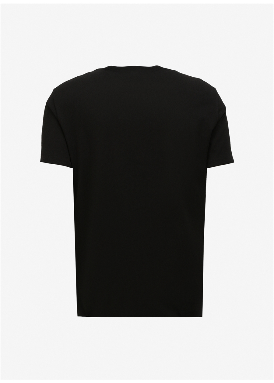 Armani Exchange Bisiklet Yaka Baskılı Siyah Erkek T-Shirt 8NZTCD 1200 BLACK_1