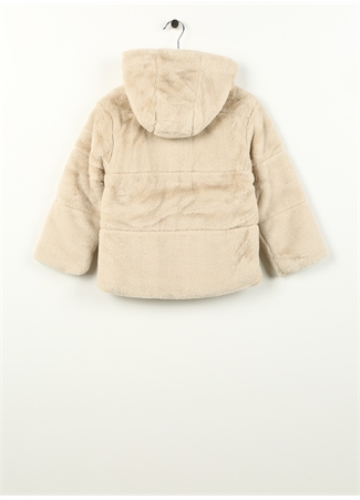 Name İt Krem Kız Bebek Mont NMFMOSA FAKE FUR JACKET W HOOD PB_1