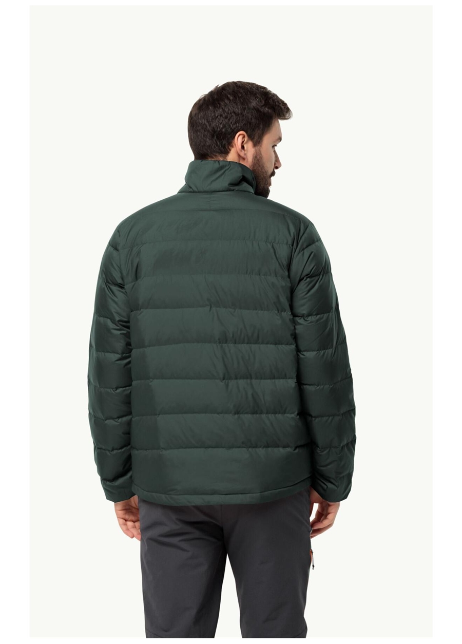 Jack Wolfskin Koyu Yeşil Erkek Kapüşon Yaka Mont Ather Down Jkt M_1