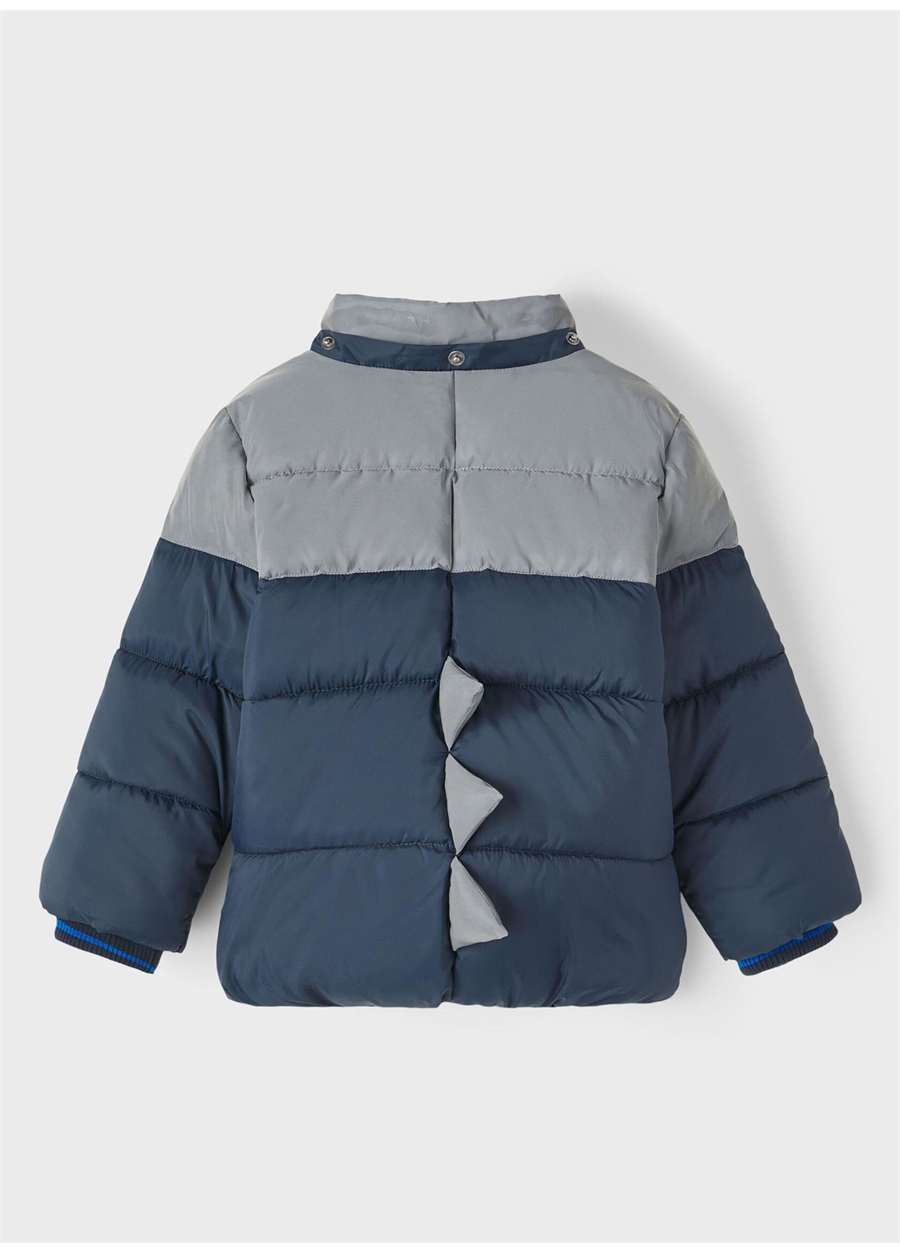 Name İt Lacivert Erkek Çocuk Kapüşonlu Uzun Kollu Mont NMMMORTEN PUFFER JACKET REFLECTIVE_1