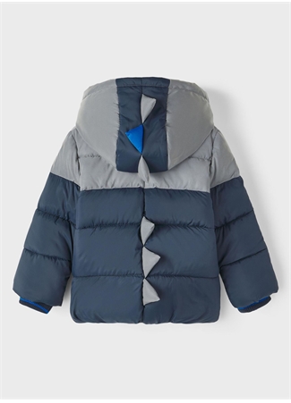 Name İt Lacivert Erkek Çocuk Kapüşonlu Uzun Kollu Mont NMMMORTEN PUFFER JACKET REFLECTIVE_3