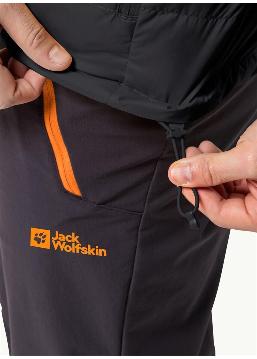 Jack Wolfskin Siyah Erkek Kapüşon Yaka Mont Ather Down Hoody M_4