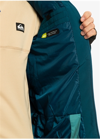 Quiksilver Mavi Erkek Kapüşon Yaka Regular Fit Waterproof Kayak Montu EQYTJ03431 Sycamore Jk_7