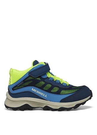 Merrell Lacivert Erkek Çocuk Waterproof Bot MK267121 MOAB SPEED MID A/C WTRPF