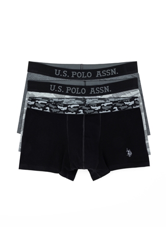 U.S. Polo Assn. Siyah Erkek Boxer I081SZ0IA.000.3BMDHSA_1