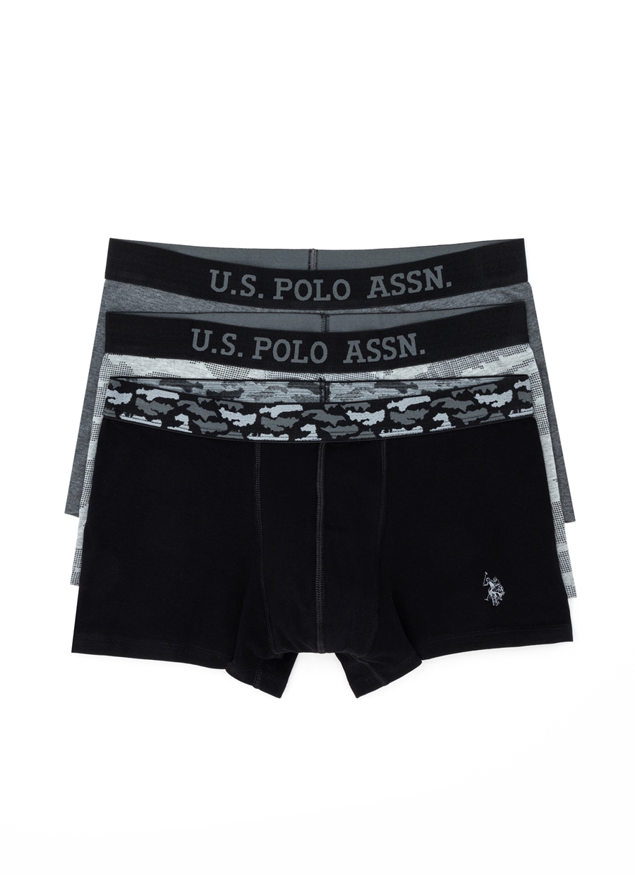 U.S. Polo Assn. Siyah Erkek Boxer I081SZ0IA.000.3BMDHSA_1