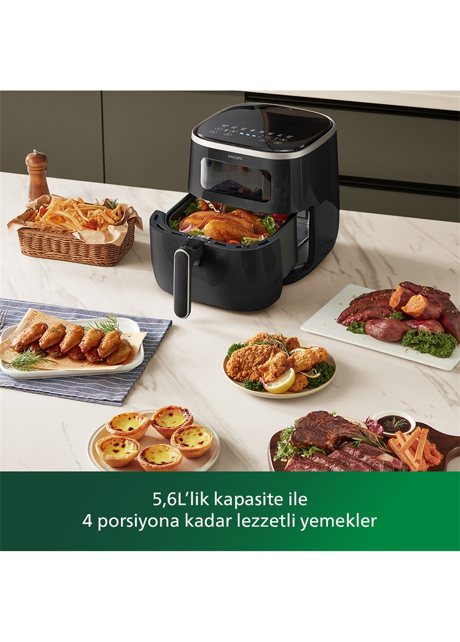 Philips Airfryer Xl Hd9257/80 3000 Serisi 5.6 Lt Yağsız Fritöz_2