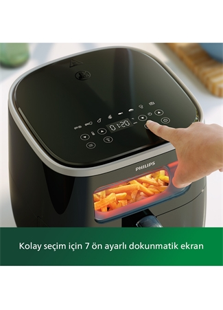 Philips Airfryer Xl Hd9257/80 3000 Serisi 5.6 Lt Yağsız Fritöz_4