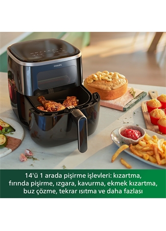 Philips Airfryer Xl Hd9257/80 3000 Serisi 5.6 Lt Yağsız Fritöz_5