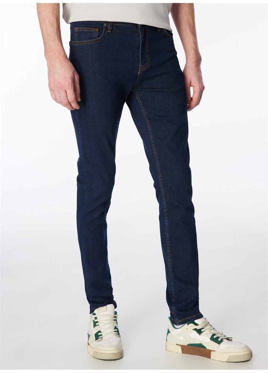 Fabrika Lacivert Erkek Skinny Fit Denim Pantolon F4SM-PNT 106_2