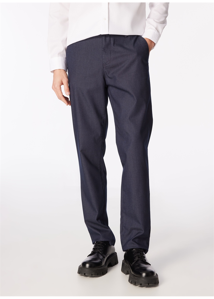 Fabrika Lacivert Erkek Basic Chino Pantolon F4SM-PNT 0736_2