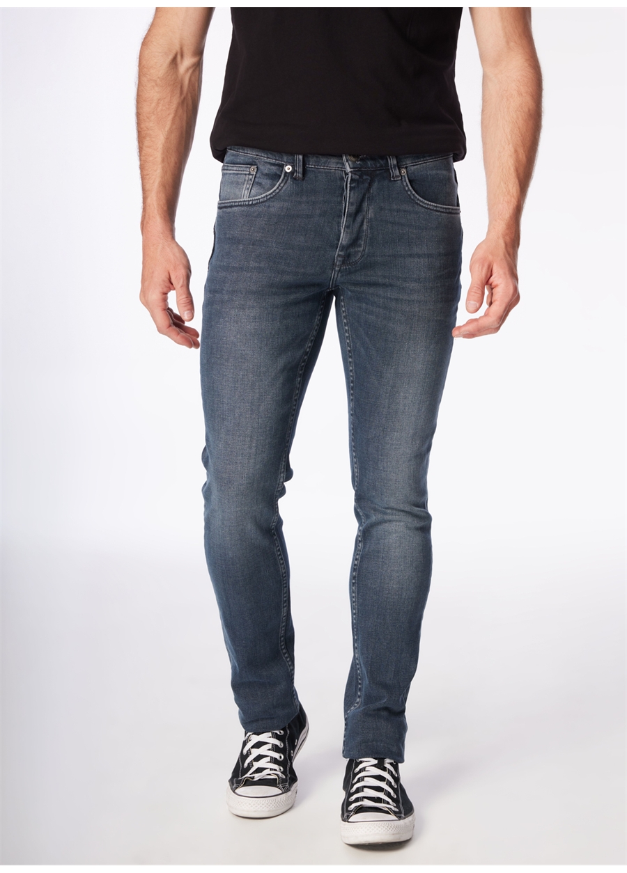 Fabrika Gri Erkek Slim Fit Denim Pantolon F4SM-PNT-0999_2