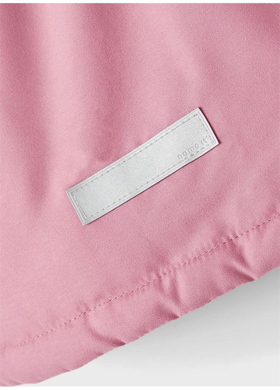 Name İt Pembe Kız Bebek Kapüşonlu Normal Bel Kürklü Mont NMFMARLIN PARKA JACKET PB_3