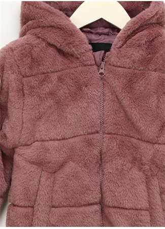 Name İt Gül Kurusu Bebek Mont NMFMOSA FAKE FUR JACKET W HOOD PB_2