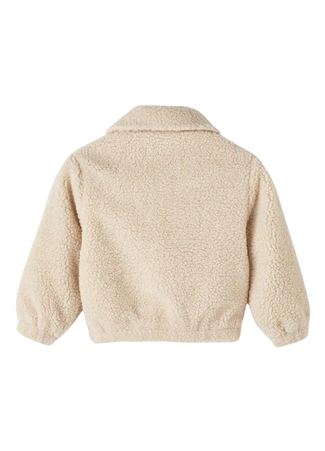 Name İt Krem Kız Bebek Mont NMFMAKOA TEDDY JACKET PB_1