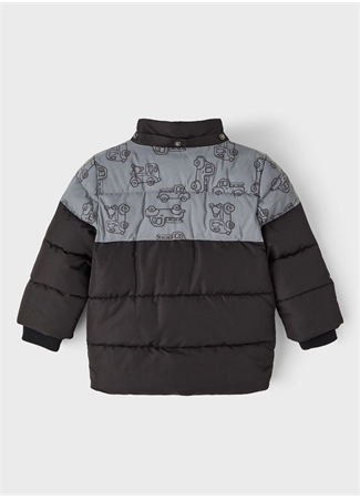 Name İt Siyah Erkek Bebek Mont NMMMARCEL PUFFER JACKET REFLECTIVE_1