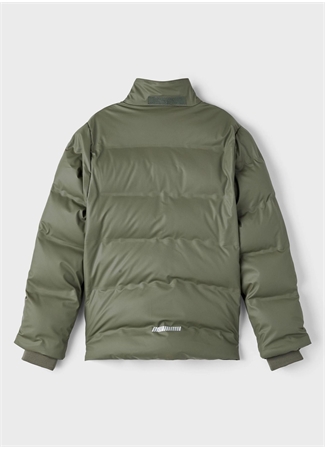 Name İt Haki Erkek Çocuk Kapüşonlu Waterproof Mont NKNMATT PUFFER JACKET FO_1