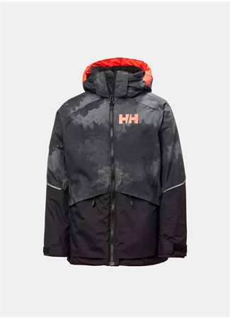 Helly Hansen Siyah Erkek Çocuk Kayak Montu HHA.41762 JR STELLAR