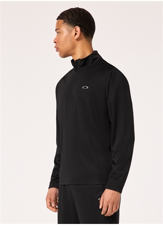 Oakley Siyah Erkek Fermuarlı Polar Sweatshırt FOA404792 FOUNDATIONAL 1/4 ZIP_2