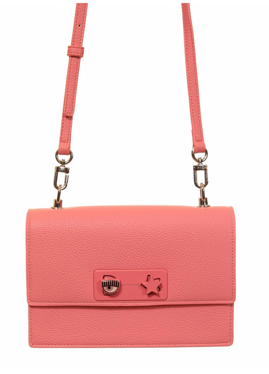 Chiara Ferragni Pembe Kadın 22X14x4,5 Omuz Çantası 75SB4BE8ZS529428_0