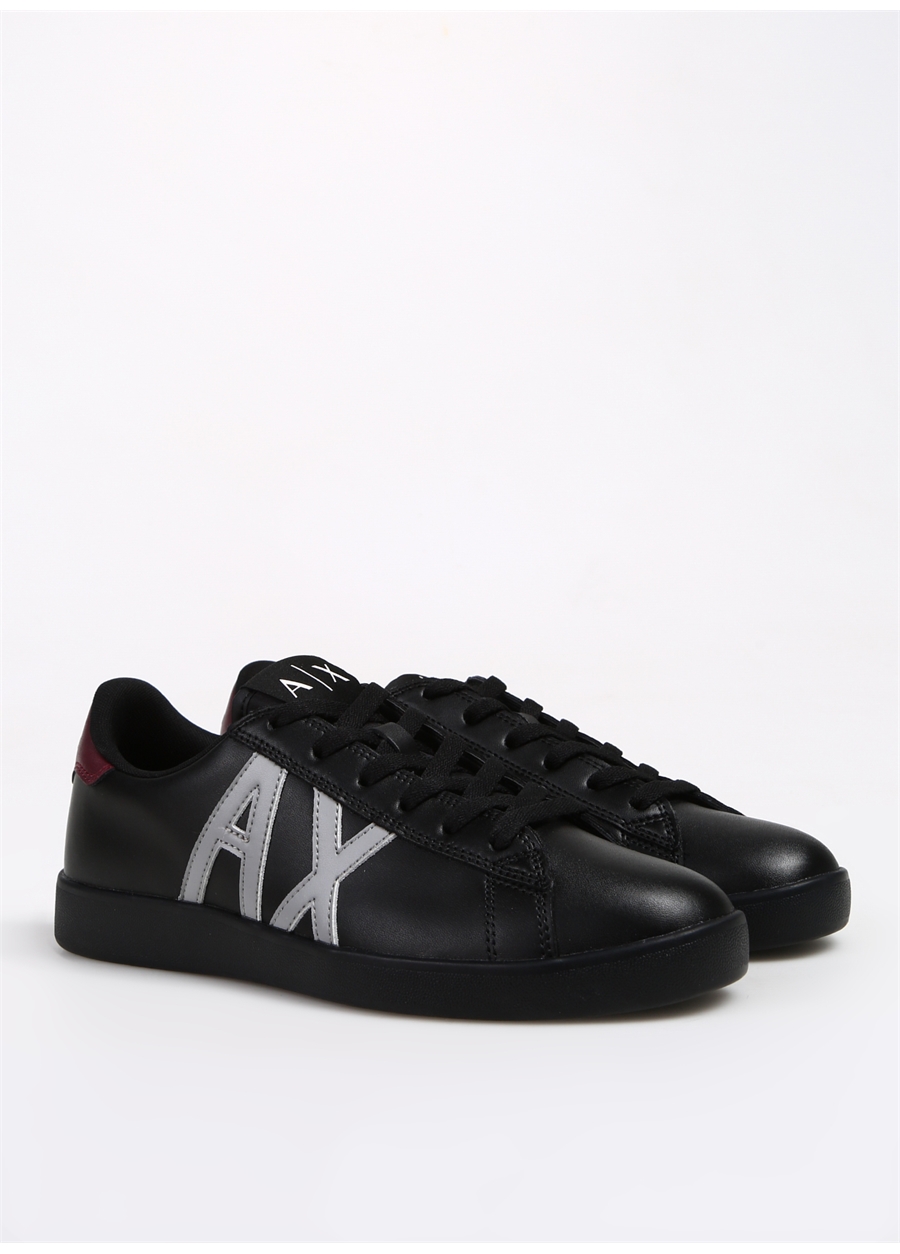 Armani Exchange Siyah Erkek Deri Sneaker XUX016XCC71_1