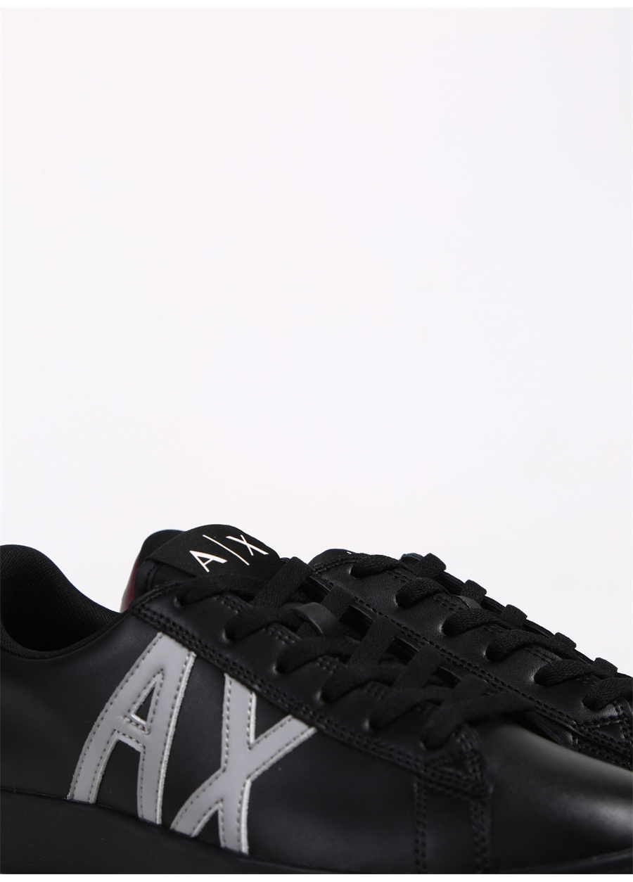 Armani Exchange Siyah Erkek Deri Sneaker XUX016XCC71_4