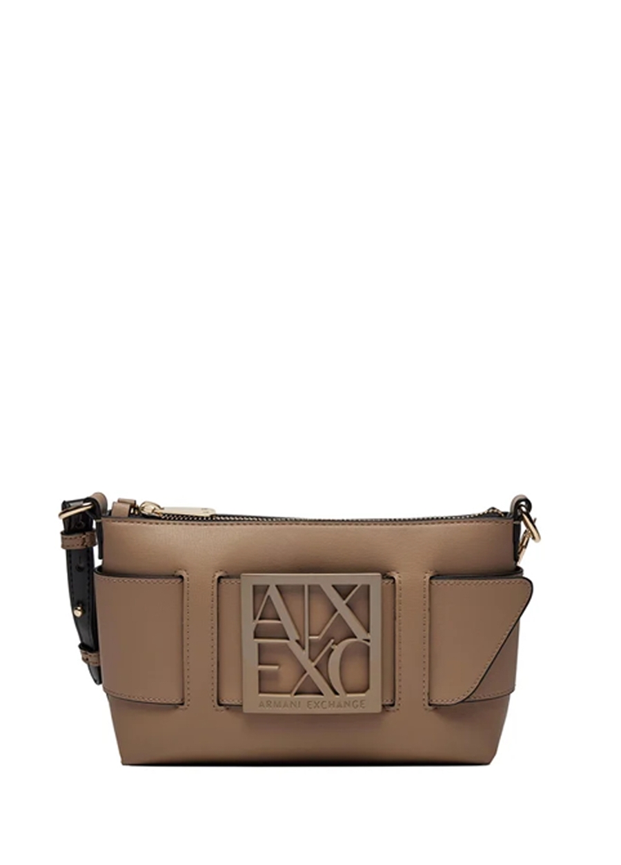 Armani Exchange Koyu Bej Kadın 25X20x10 Cm Omuz Çantası 9429070A87409752_0