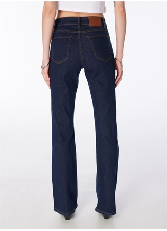 Fabrika Koyu İndigo Kadın Flare Denim Pantolon F4SL-PNT0094_3